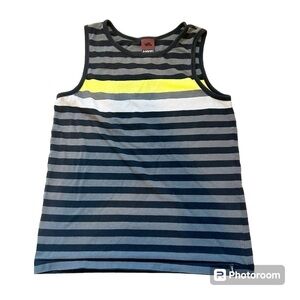 Tony Hawk Boys T-Shirt Striped black grey yellow Lightweight Cotton blend